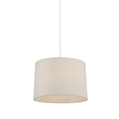 Lighting Collection Lorenzo Ivory Tapered Linen Shade - image 1
