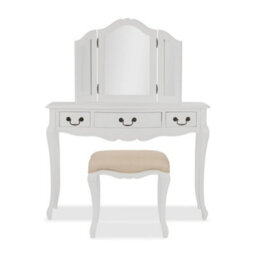 Statement Furniture Juliette 3-Way Dressing Table Mirror - White - thumbnail 4