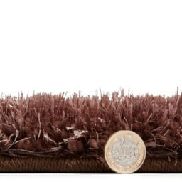 Beige Brown Shaggy Geometric Modern Rug For Living Room Bedroom And Dining Room-160Cm X 220Cm - thumbnail 4