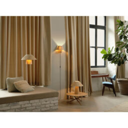 Osram Decor Bamboo Paper Hut Table Lamp E27 Brown Boho Bedside Desk Light - thumbnail 5