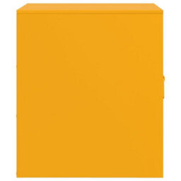 Berkfield Bedside Cabinets 2 Pcs Mustard Yellow 34.5X39X44 Cm Steel - thumbnail 8