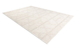 RugsX Carpet Jersey 19241 Cream - Rhombuses, Geometric Structural, Loop Boho  160X220 Cm - thumbnail 3