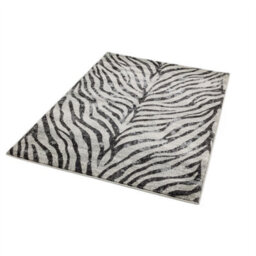 Grey Abstract Modern Easy To Clean Animal Rug For Dining Room -160Cm X 230Cm - thumbnail 5