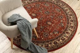 RugsX Wool Carpet Kashqai 4362 200 Circle Ornament Claret / Beige  Circle 200 Cm - thumbnail 5