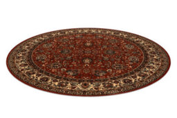 RugsX Wool Carpet Kashqai 4362 200 Circle Ornament Claret / Beige  Circle 200 Cm - thumbnail 3