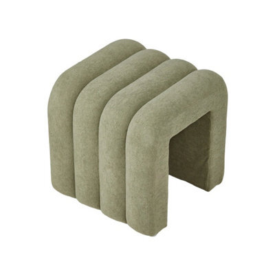 U Shaped Stool Footstool Vanity Stool Entryway Seat Bedroom Furniture - image 1