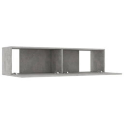 Berkfield Tv Cabinet Concrete Grey 120X30X30 Cm Engineered Wood - thumbnail 5