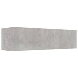 Berkfield Tv Cabinet Concrete Grey 120X30X30 Cm Engineered Wood - thumbnail 2
