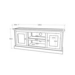 Cabinet Bits Biccari Grey 2 Door Tv Cabinet Brass Knob - thumbnail 9