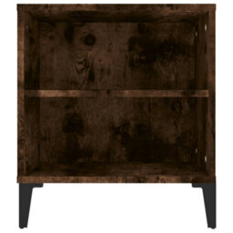 Berkfield Modern Tv Cabinet Smoked Oak 102X44.5X50 Cm Engineered Wood - thumbnail 8