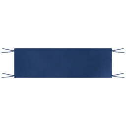 Beliani Garden Bench With Cushion Marlboro 180 Cm Acacia Wood Blue - thumbnail 7