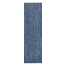 RugsX Carpet, Runner Sisal Sion A5165A Melange Flat Woven Navy Blue 70X300 Cm - thumbnail 2