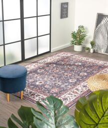 Jasmin Grey Persian Medium Rug, (L)170Cm X (W)120Cm - thumbnail 2