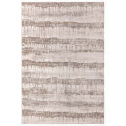 The Rug Edit Opal Abstract Stripe Beige Living Room Rug - 120X160Cm - thumbnail 2