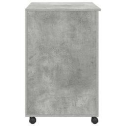 Berkfield Modern Concrete Grey Computer Desk Concrete Grey Particle Board Medium - thumbnail 7