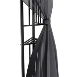 Thehotsale Dark Grey Gazebo Shade Canopy Party Tent Waterproof Sun Shade For Patio - thumbnail 8