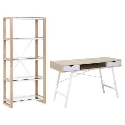 Beliani Office Set Jenks/clarita White - image 1