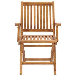 Berkfield 7 Piece Garden Dining Set Solid Teak Wood - thumbnail 6