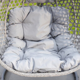 Oakley Swing Egg Pod Chair - Light Grey - thumbnail 7