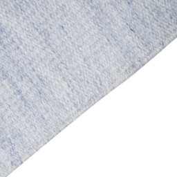 Beliani Recycled Pet Rug Light Blue 80 X 150 Cm Indoor-Outdoor Flat-Woven With Fringe - thumbnail 3