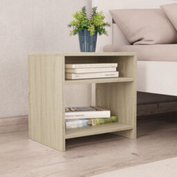 Berkfield Bedside Cabinet Sonoma Oak 40X30X40 Cm Engineered Wood - thumbnail 1