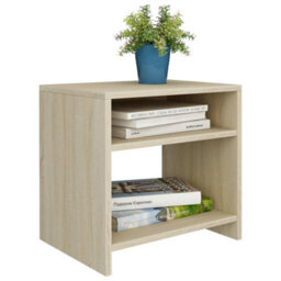 Berkfield Bedside Cabinet Sonoma Oak 40X30X40 Cm Engineered Wood - thumbnail 3