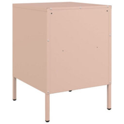 Berkfield Bedside Cabinets 2 Pcs Pink 36X39X50.5 Cm Steel - thumbnail 8