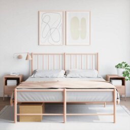 Berkfield Bedside Cabinets 2 Pcs Pink 36X39X50.5 Cm Steel