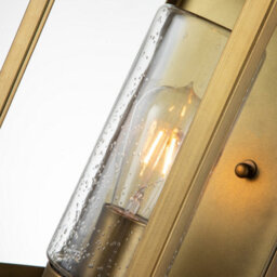 Luminosa Lighting Luminosa Hinkley Atwater Outdoor Wall Lantern Painted Distressed Brass, Ip44 - thumbnail 3
