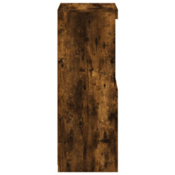 Berkfield Sideboard With Led Lights Smoked Oak 41X37X100 Cm - thumbnail 8