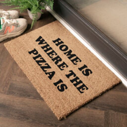 Artsy Doormats Home Is Where The Pizza Is Doormat - thumbnail 1