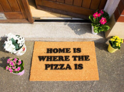 Artsy Doormats Home Is Where The Pizza Is Doormat - thumbnail 3