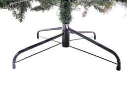 Shatchi 5Ft Frosted Snowy Boulder Pine Helsinki Fir Green Tips Bushy Artificial Plain Christmas Tree - thumbnail 6