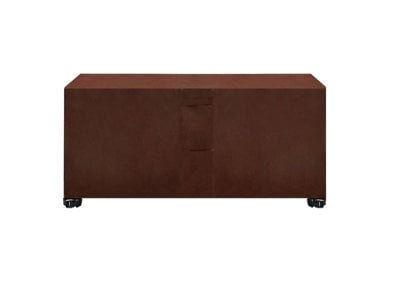 Rectangular Garden Furniture Cover, Square Oxford Patio Cover With Vents, Windproof, Waterproof, Dustproof - Brown 225 116 82Cm - image 1