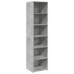 Berkfield Highboard Concrete Grey 45X41X185 Cm Engineered Wood - thumbnail 2