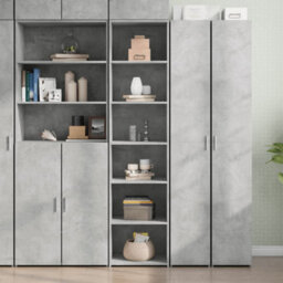 Berkfield Highboard Concrete Grey 45X41X185 Cm Engineered Wood - thumbnail 1
