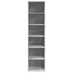 Berkfield Highboard Concrete Grey 45X41X185 Cm Engineered Wood - thumbnail 4