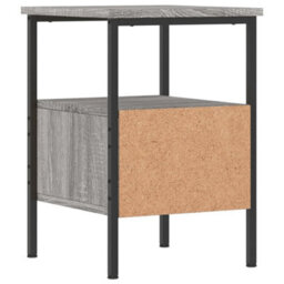 Berkfield Bedside Cabinet Grey Sonoma 34X36X50 Cm Engineered Wood - thumbnail 8