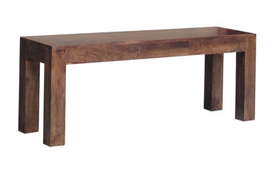 Buttercup Farm Dakota Bench Large - Mango Wood - L35 X W148 X H45 Cm - Dark Finish - image 1