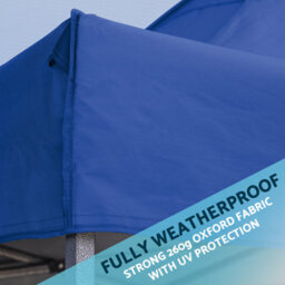 Dellonda Premium 3X3M Pop-Up Gazebo Water Resistant Carry Bag Stakes Weight Bags - thumbnail 6