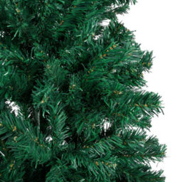 Berkfield Artificial Christmas Tree With Thick Branches Green 240 Cm Pvc - thumbnail 4