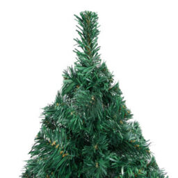 Berkfield Artificial Christmas Tree With Thick Branches Green 240 Cm Pvc - thumbnail 3