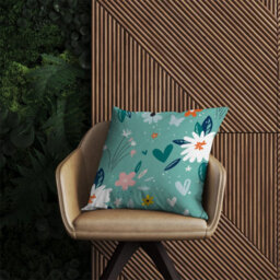 Warren Reed Designer Garden Summer Flowers Outdoor Cushion 45Cm X 45Cm - thumbnail 2