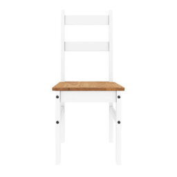 Mercers Furniture Corona White Budget Dining Table And 4 Chairs Set Solid Wood Mexican Pine Wooden Kitchen Rectangle - thumbnail 6
