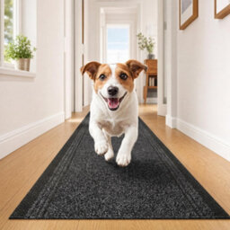 "Bravich Charcoal Grey Hallway Runner 66 X 183Cm (2'2"" X 6')" - thumbnail 2
