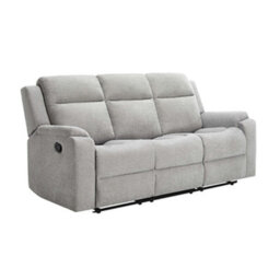 More4Homes Orka 1+2+3 Seater Fabric Manual Recliner Sofa Set Grey - thumbnail 2