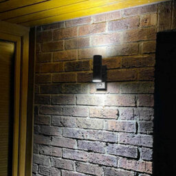 Hispec Coral Up And Down Lighting With Pir - Anthracite Grey: 1X Light & 2X Gu10 - thumbnail 3