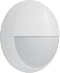 Paul Russells Led Slimline Bulkhead Light 12W 16W 20W 3Cct Ip65 White Eyelid Bezel Modern Flush Wall Ceiling Outdoor - thumbnail 1
