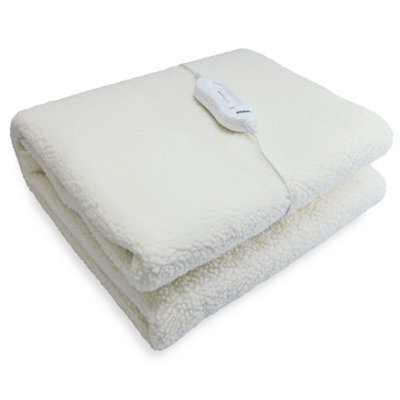 Schallen Premium Comfort Fleece Electric Heated Blanket With Remote Control &  3 Heat Settings- King - image 1