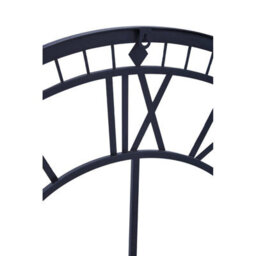 Orsina Unique Skeletal Wall Clock With Roman Numerals, Oversized Round Clock With Spade Hands, Retro Wall Clock - thumbnail 5